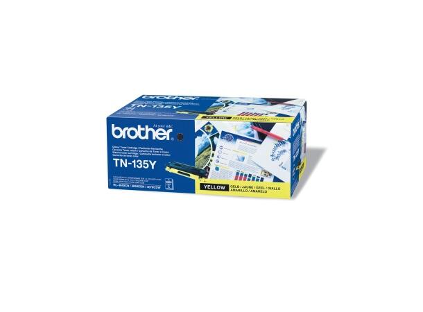 Toner Brother TN135Y gul 4000 sider 
